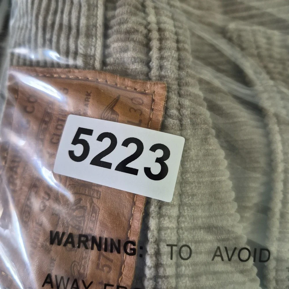 Levi's Premium 578 Baggy Corduroy Pants Men's 33x30 Brown Relaxed Casual Comfort